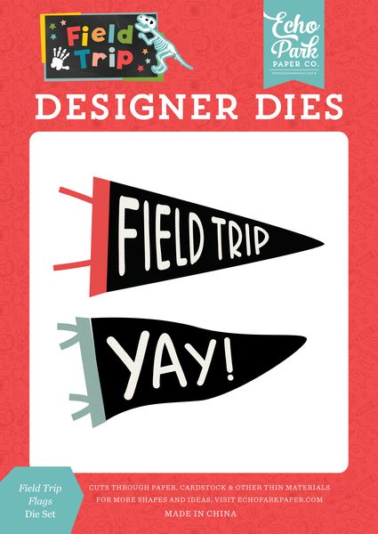 Echo Park Field Trip Field Trip Flags Medium Die Set