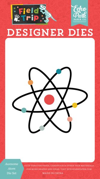 Echo Park Field Trip Awesome Atom Small Die Set