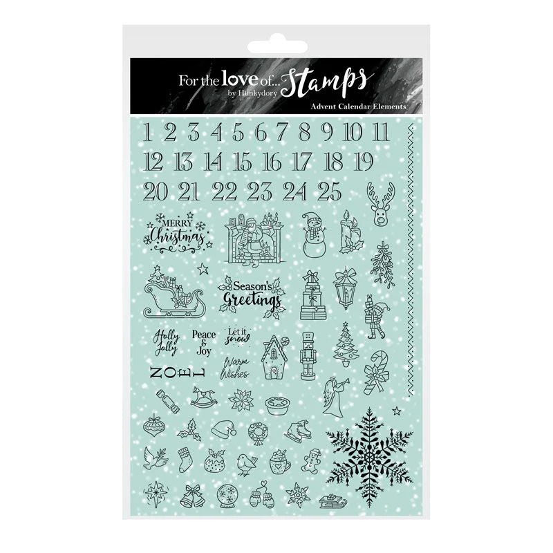 Hunkydory For The Love Of Stamps - Advent Calendar Elements
