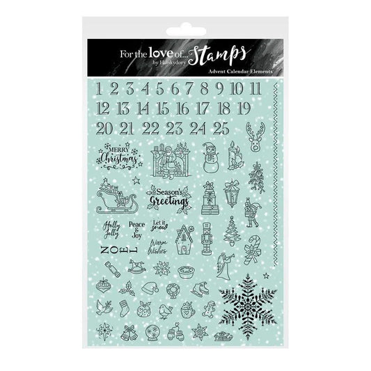 Hunkydory For The Love Of Stamps - Advent Calendar Elements