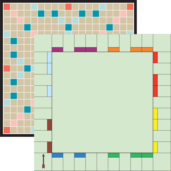 Reminisce Game Night: Game Night DS Paper (1 Sheet)