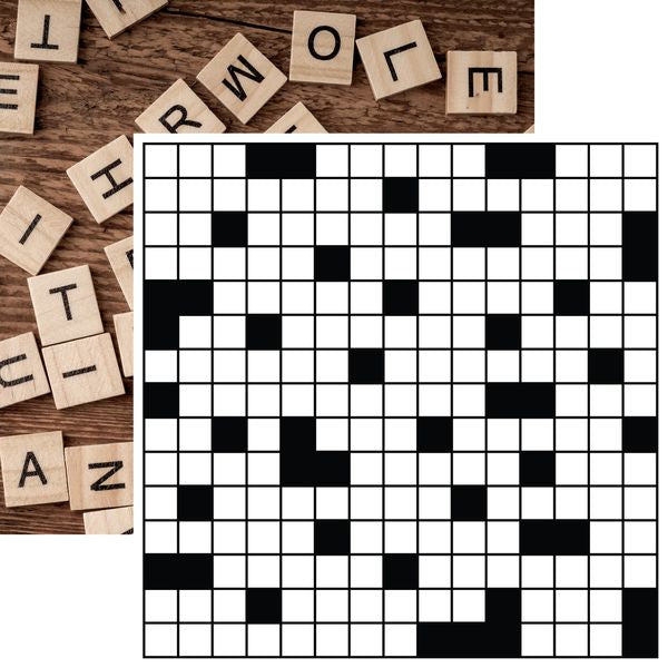 Reminisce Game Night: Crossword DS Paper (1 Sheet)