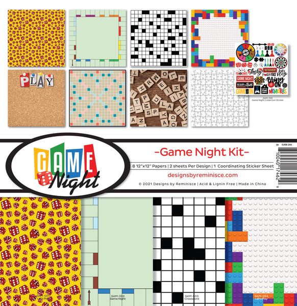 Reminisce Game Night Collection Kit