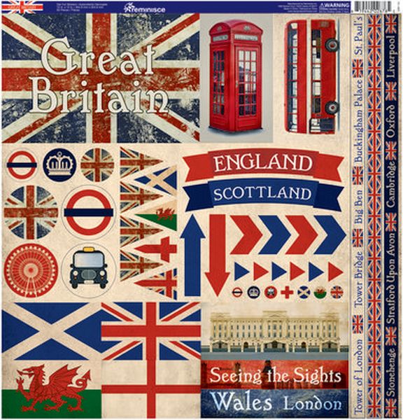 Reminisce Great Britain Stickers