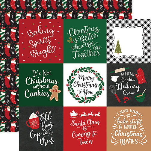 Gingerbread Christmas 4 X4