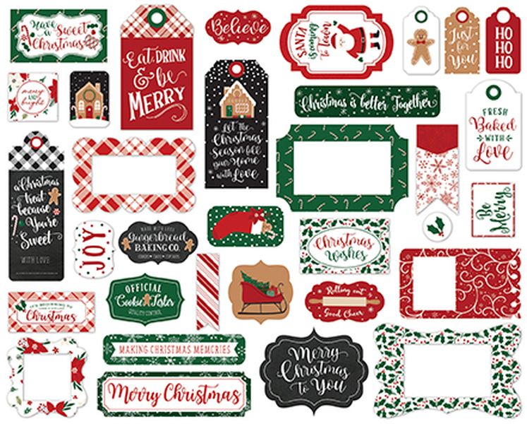 DISC - Gingerbread Christmas Frames &