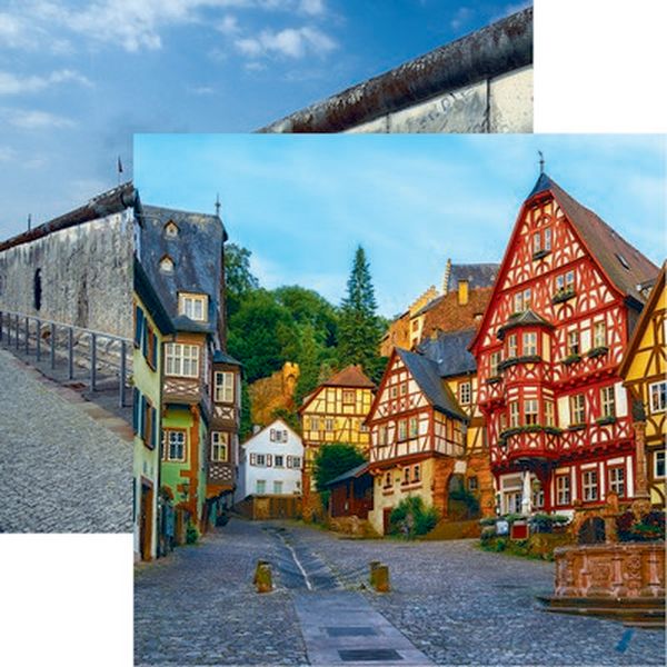 Reminisce Germany: Old Town DS Paper (1 Sheet)