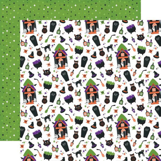 Echo Park Ghosts And Goblins Halloween Night 12x12 DS DS Patterned Paper (1 Sheet)