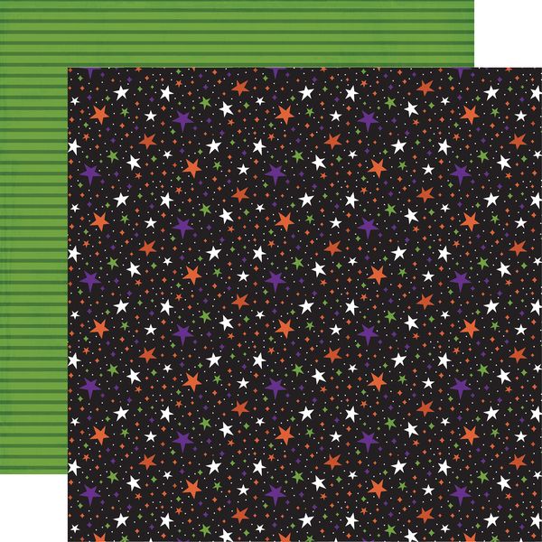 Echo Park Echo Park Ghosts And Goblins Spooky Season Stars 12x12 DS DS Patterned Paper (1 Sheet)