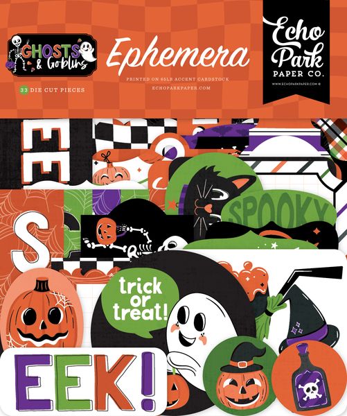 Echo Park Ghosts And Goblins Ephemera