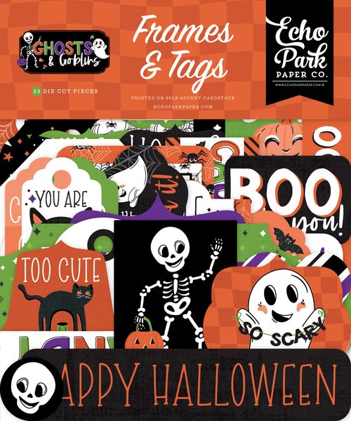 Echo Park Ghosts And Goblins Frames & Tags