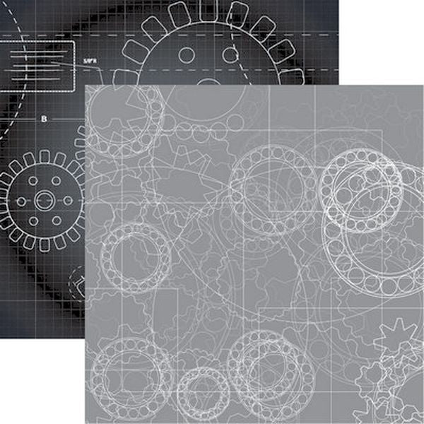 Reminisce Gear Head: Third Gear DS Paper (1 Sheet)