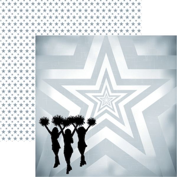 Reminisce Game Day Cheerleading: Game Day DS Paper (1 Sheet)