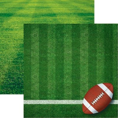 Reminisce Game Day Football: Stripes DS Paper (1 Sheet)