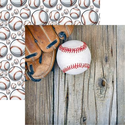 Reminisce Game Day Baseball: Baseball 2 DS Paper (1 Sheet)