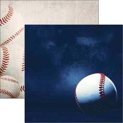 Reminisce Game Day Baseball: Baseball 3 DS Paper (1 Sheet)