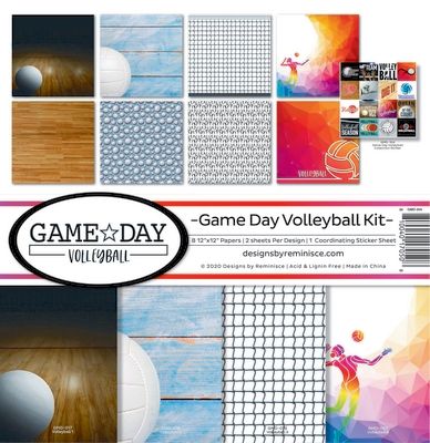 Reminisce Game Day: Volleyball Collection Kit