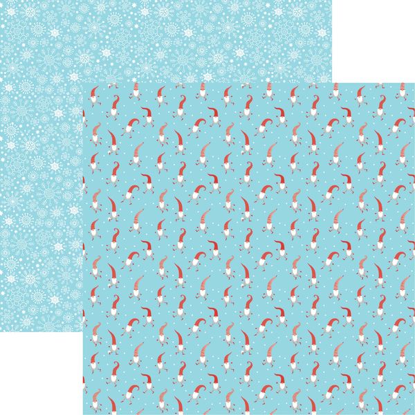 Reminisce Gnome for Christmas: Gnomies DS Paper (1 Sheet)