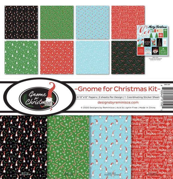 Reminisce Gnome for Christmas Kit