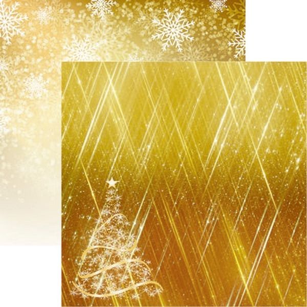 Reminisce Gold Christmas: Oh Christmas Tr DS Paper (1 Sheet)