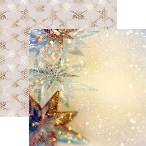 Reminisce Gold Christmas: Starry Christma DS Paper (1 Sheet)