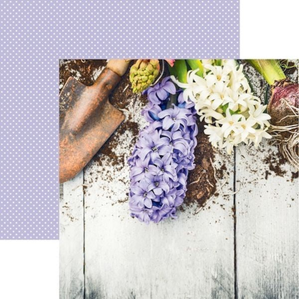 Reminisce Growing Garden: Lilac Hyacinth DS Paper (1 Sheet)
