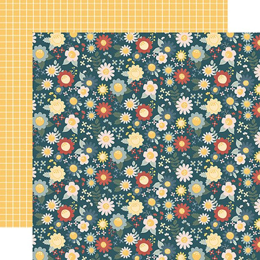 Good to Be Home  Happy Place Flowers DS Paper (1 Sheet)