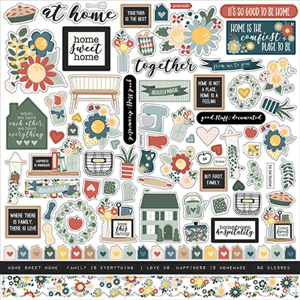 Echo Park Good to Be Home Element Sticker