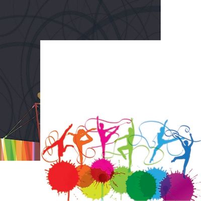 Reminisce Gymnastics: Ribbon Paper DS Paper (1 Sheet)