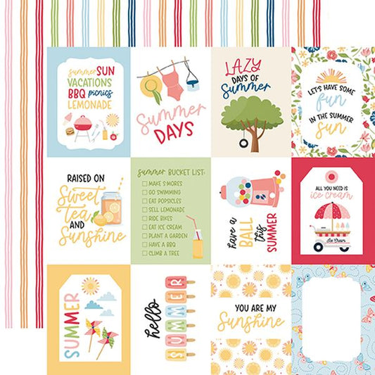 Echo Park Have a Great Summer 3x4 Journaling Cards