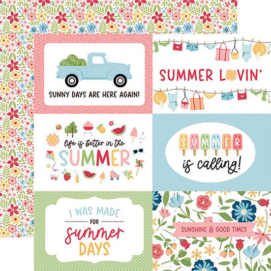 Echo Park Have a Great Summer 6x4 Journaling Cards