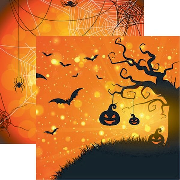Reminisce Halloween Night: Going Batty DS Paper (1 Sheet)
