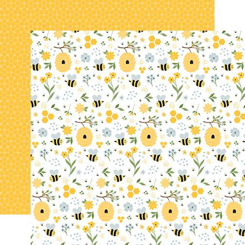 Happy As Can Bee Happy As Can Bee 12x12 DS Patterned Paper (1 Sheet)