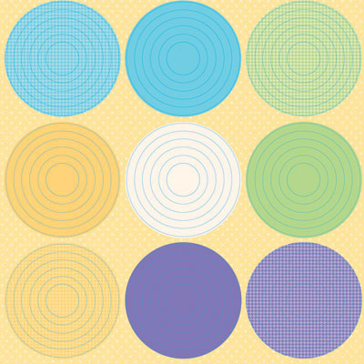 Reminisce Happy Easter Circle Diecut Stickers