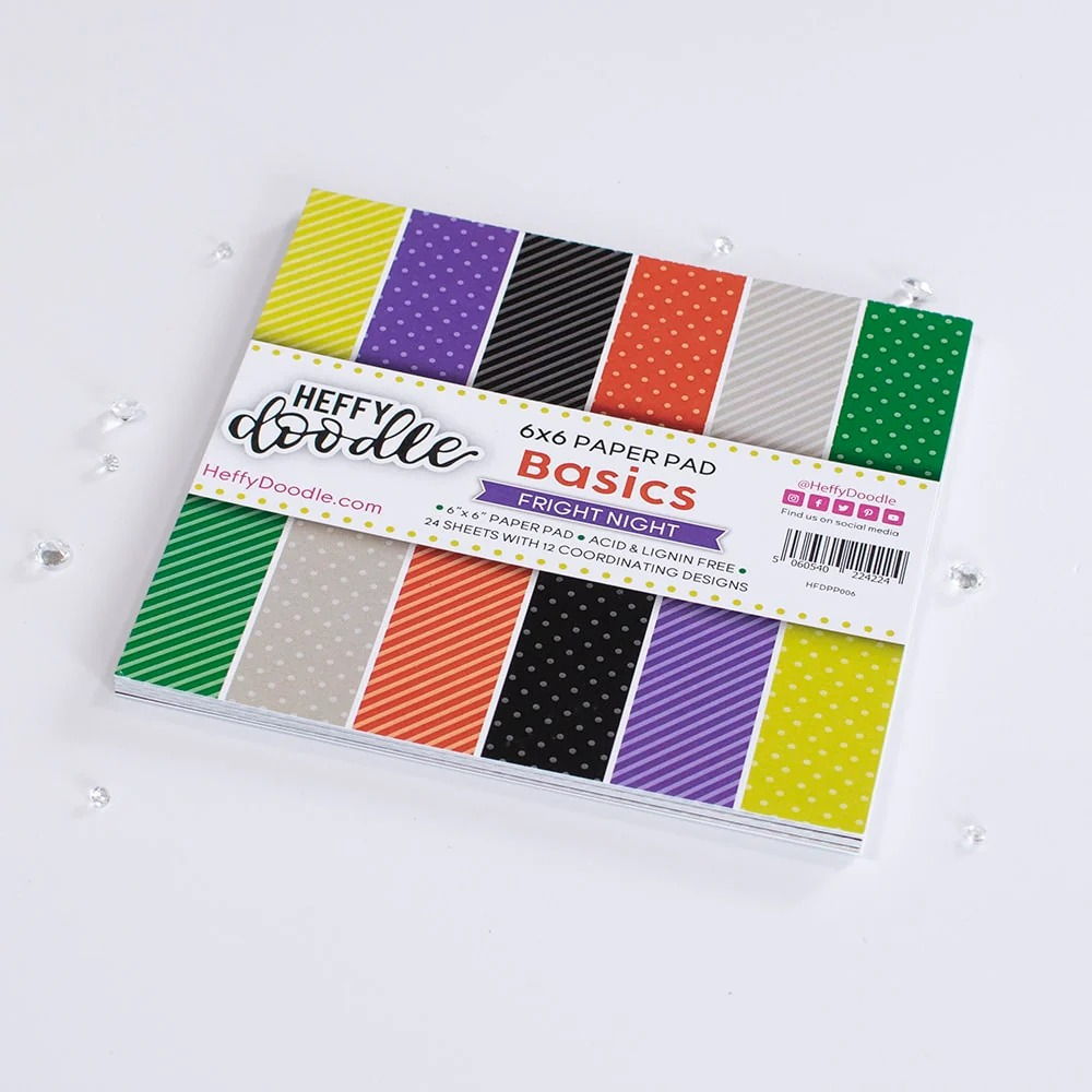 Patterned Paper Pad - 6"X6" - Fright Night