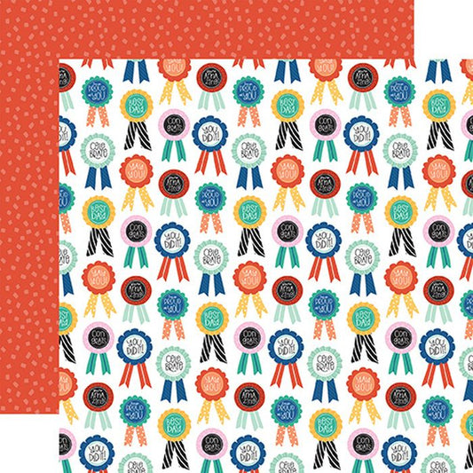 Echo Park - Hip Hip Hooray Celebrate Badges 12x12 DS Patterned Paper (1 Sheet)