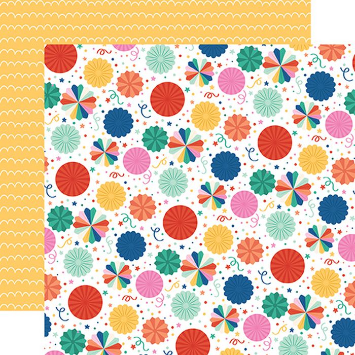 Echo Park - Hip Hip Hooray Big Fan Of You 12x12 DS Patterned Paper (1 Sheet)