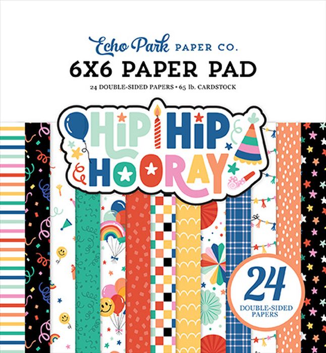 Echo Park - Hip Hip Hooray 6x6 Paper Pad