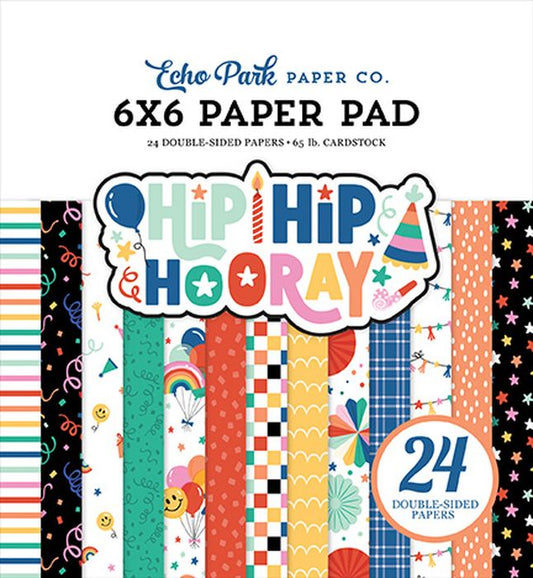 Echo Park - Hip Hip Hooray 6x6 Paper Pad