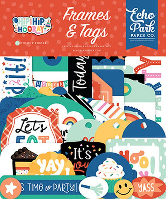 Echo Park - Hip Hip Hooray Frames & Tags