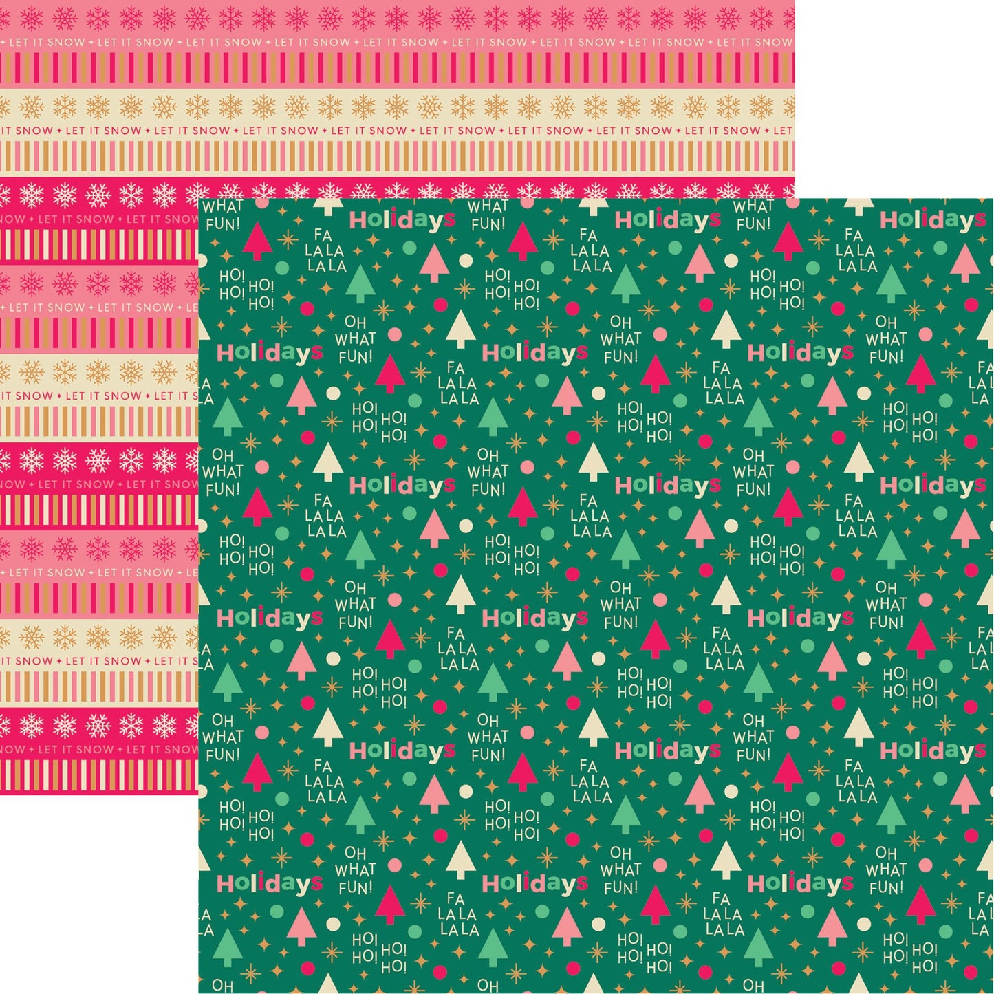 Reminisce Holly Jolly: Holly Jolly DS Paper (1 Sheet)