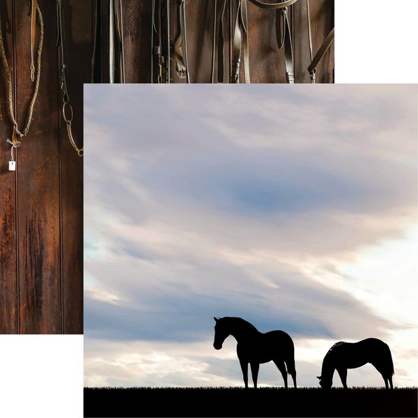 Reminisce Horses in Silhouette DS Paper (1 Sheet)