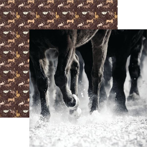 Reminisce Horse Play: Running Wild DS Paper (1 Sheet)
