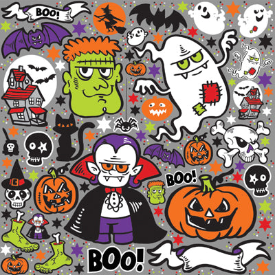 Reminisce Halloween Party Stickers