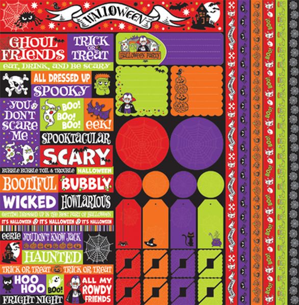 Reminisce DISC - Halloween Party: border stickers