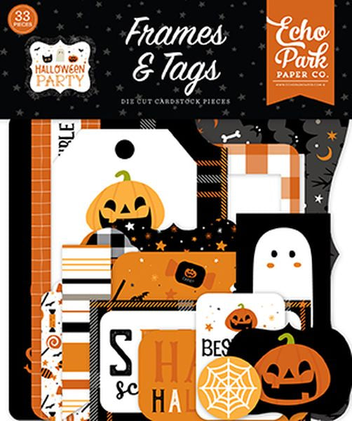 DISC - Halloween Party Frames & Tags