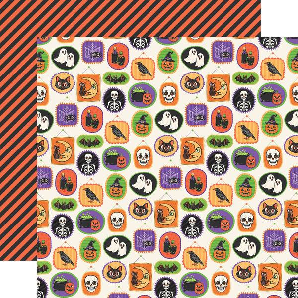 Echo Park Halloween Parade: Haunted Portraits 12x12 DS Paper (1 Sheet)