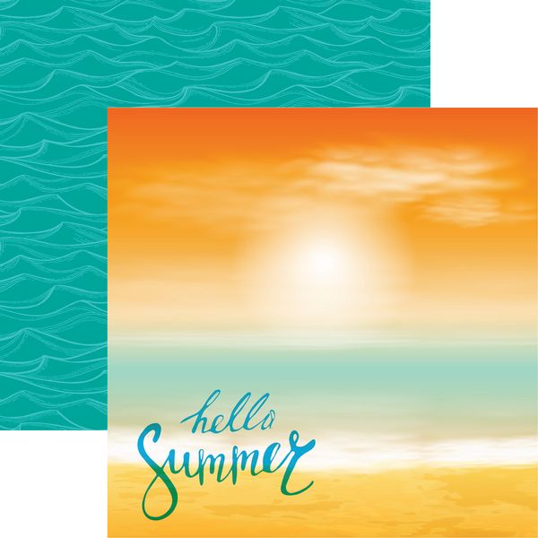 Reminisce Hello Summer: Hello Summer DS P DS Paper (1 Sheet)