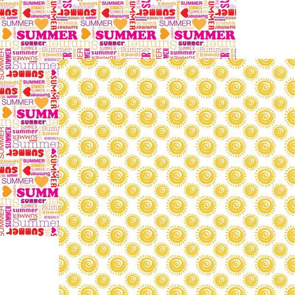 Reminisce Hello Summer: Sunshine forever DS Paper (1 Sheet)
