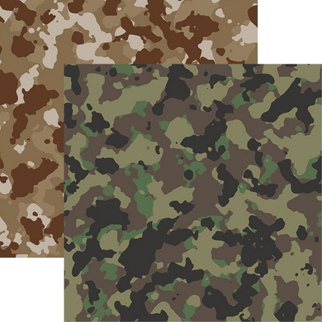 Reminisce Hunter's Paradise: Hunters Camo DS Paper (1 Sheet)